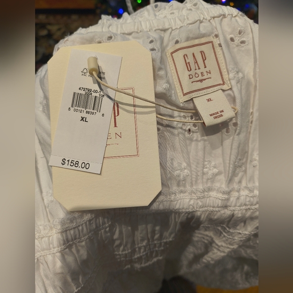 NWT GapXDoen White Eyelet Dress - Picture 3 of 3